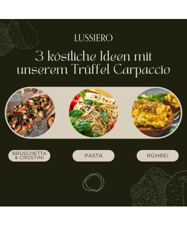  Lussiero Lussiero Carpaccio Truffles Summer Truffles Black Truffles Tartufo Tuber Aestivum Set of 3 80g - Buy Online on GoSupps.com