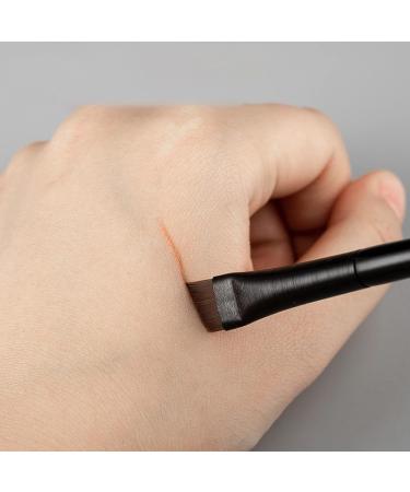 6-Piece Eyeliner Brush Set | Flat & Bent Eyeshadow Brushes for Wet Powder Liquid & Gel | Perfect Eyebrow Comb | International Shipping - Buy Online on GoSupps.com