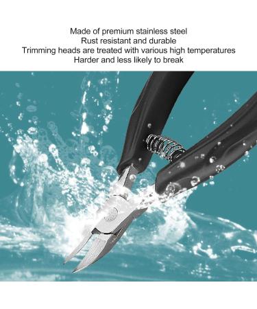 Toenail Cutter Nail Clippers for Seniors Professional Nail Clippers to Prevent Slipping Spring Design Nail Clippers for Thick Ingrown Toenails 2 Pcs - Buy Online on GoSupps.com