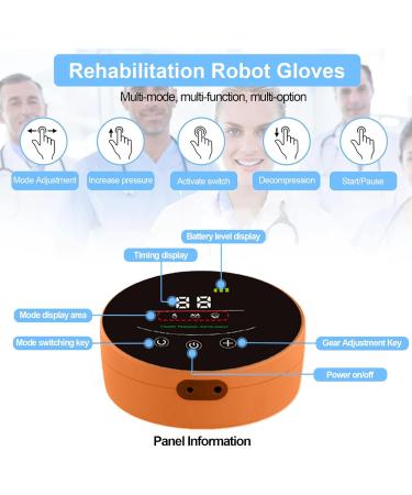 Rehabilitation Robot Gloves for Stroke Hemiplegia Patients Equipment for Hand Pain Relief Therapy Hand Exerciser Aids Robotic Glove(Size:Left Hand XXL Color:Orange) Left Hand XXL Orange - Buy Online on GoSupps.com