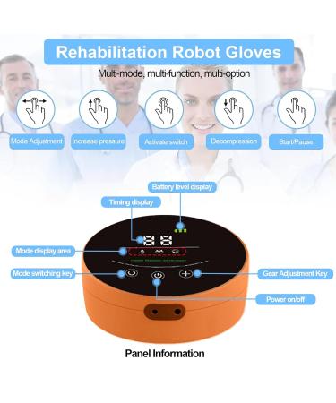 Rehabilitation Robot Gloves for Stroke Hemiplegia Patients Traitement Des Dysfonctionnements de Main Hand Exerciser Aids Robotic Rehab Glove(A:Left Hand B:Right Hand) - Buy Online on GoSupps.com