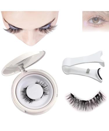 Krafty Magnetic Eyelashes Krafty Co Magnetic Lashes Magnetic Lashes No Glue Needed Double Sided reusable Magnetic Eyelashes Natural Look with Applicator (Fuller)