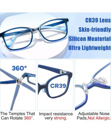 360 TR90 Computer Glasses for Kids - Blue Light Blocking & UV Protection for Girls - Ultimate Screen Safety - Buy Online on GoSupps.com