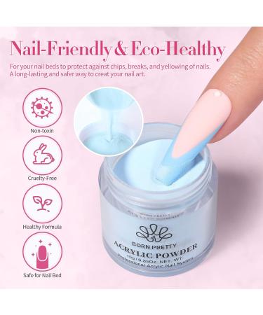 BORN PRETTY 24 Color Acrylic Powder Set | Professional Nail Extension Kit for Beginners | Glitter Acrylic Nail Powder Starter Set - Buy Online on GoSupps.com