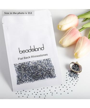 Buy Beadsland 1440 Pieces Flat Back Rhinestones - Montana SS3 Nail Crystals for Stunning Nail Art - Buy Online on GoSupps.com