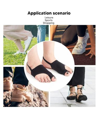 Bunionette Sleeve | Soft Bunion Corrector for Waiters & Retail Workers | Eliminate Soreness | Stretchy & Comfortable | Black (S) - Buy Online on GoSupps.com