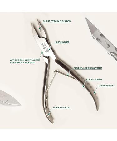 Razor Edge High Performance Toe Nail Clipper Straight Arrow Pointed Blade Ingrown Nail Cutter - Buy Online on GoSupps.com