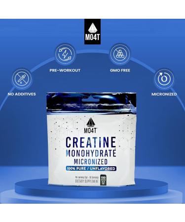 Premium Micronized Creatine Monohydrate Powder 150G | 5000mg Per Serving | 30 Servings - Boost Performance & Muscle Growth - Buy Online on GoSupps.com