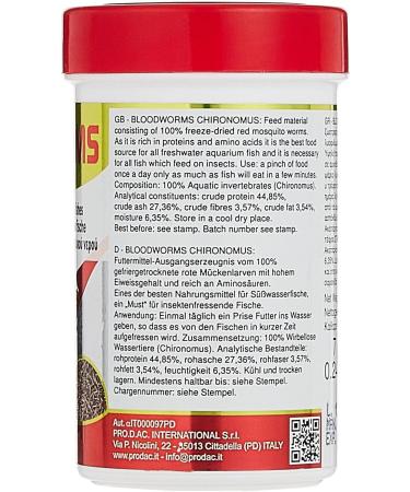 Chironomus bloodworms 100 ml 7 g (red mosquito larvae) - Buy Online on GoSupps.com