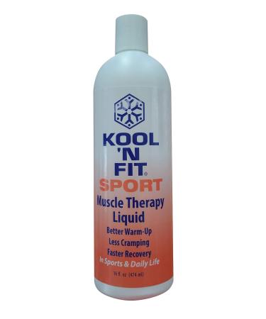 Kool N' Fit Sport Muscle Therapy Liquid Refill Bottle -16 Ounce