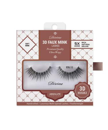 Absolute New York DIVINE 3D FAUX MINK LASHES (Rhea)