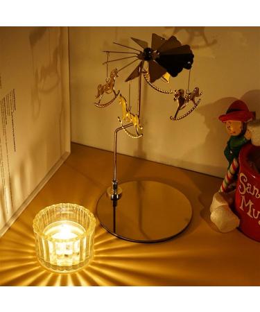 Creative Rotary Metal Candlestick for Aromatherapy | Festive Candle Holder for Home Decor | International Shipping Available - Buy Online on GoSupps.com