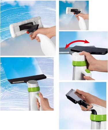Fensterreiniger Akku-Fenstersauger Glass Cleaning Machine 260mm Arbeitsbreite with 360 Rotatable Head Multifunctional Design Applicable to Various Scenarios - Buy Online on GoSupps.com