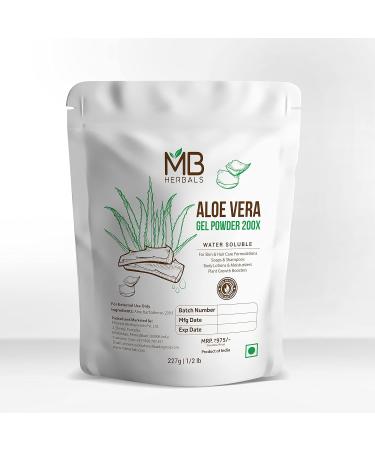 MB Herbals Aloe Vera Gel Powder 200X - 8 oz | Pure & Natural Skin Care | International Shipping - Buy Online on GoSupps.com