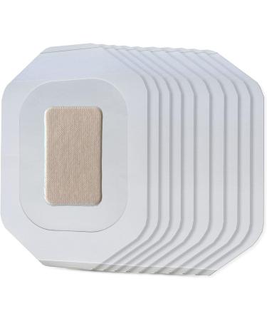 Waterproof Transparent Island Dressing Bandages - 10cm x 12cm x 10pcs, Sterile & Breathable for Swimming, Wounds, HRT, Cesarean, C-Section Scar - Buy Online on GoSupps.com