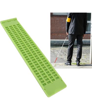 Portable Plastic Braille Writing Slate & Stylus - 28 Cells for Effortless Braille Learning | International Shipping Available - Buy Online on GoSupps.com