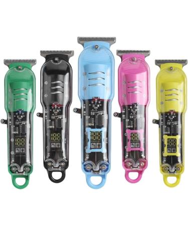 Buy Razors Transparent Hair Clipper Set | Men's Electric Shaver Clippers - Ideal for Shaving & Grooming (Green - Buy Online on GoSupps.com
