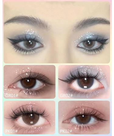 Liquid Glitter Matte Eyeshadow Set-2Pcs 2 in 1 High Pigmented Velvet Creme Eyeshadow & Glitter Eyeliner Long Lasting Waterproof Quick-Drying Korean Shimmer Matte Eye Shadow Makeup for Women-GR01+02 #GR01+02 - Buy Online on GoSupps.com