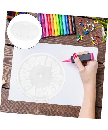 NUOBESTY 1pc Clock Mold Clocks Silicone Molds Digital Clock Time Clock Craft Accessories Number Wall Clock - Buy Online on GoSupps.com