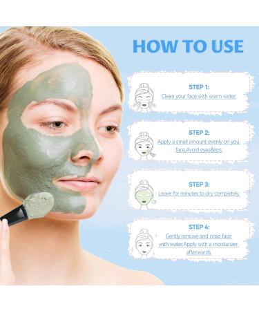 IIIMEIDU Turmeric Vitamin C Clay, Green Tea & Dead Sea Mud Face Mask Set - Deep Cleansing & Anti Aging Women's Skin Care - 2.5 FL Oz Each - Buy Online on GoSupps.com