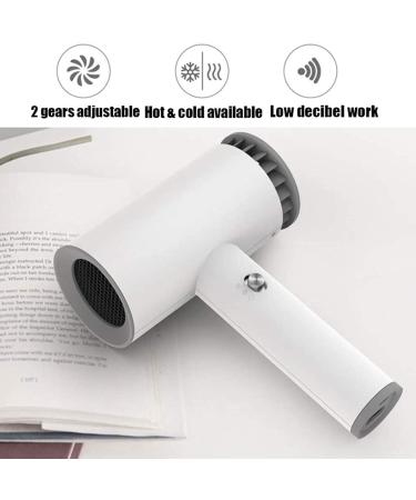 Rechargeable Blow Dryer Portable Cordless Hair Dryer w/Hot & Cold Wind Wireless Hair Dryer for Travel School Pet Care Hairdressing Oil Painting Drying Tools - Buy Online on GoSupps.com