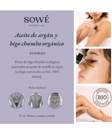 PURE ARGAN OIL AND BARBARIE FIG - ORGANIC VIRGIN AND COLD PRESSED - 50ML - Firming and Nourishing Oil - Face Body and Hair (Yellow) - Buy Online on GoSupps.com