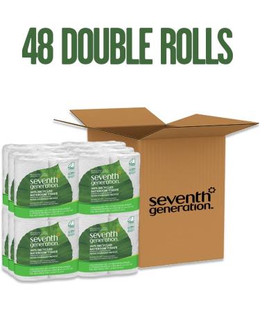 Seventh Generation 2-Ply Bathroom Tissue, 300 Sheets, 4 Count (12 Pack) | Eco-Friendly & Soft - Buy Online on GoSupps.com