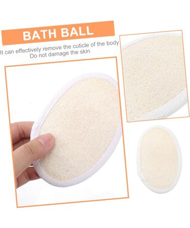 Hemoton 3pcs Natural Loofah Body Towels Set - Bath Scrubber, Shower Sponge, and Bath Wipe for Exfoliation and Relaxation - Buy Online on GoSupps.com