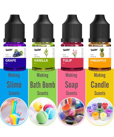 Concentrated Food Aroma Drops - 30 River Flavor Oils for Baking Cooking & Drinks - Water & Oil-Soluble for Lip Balm & Soap - Buy Online on GoSupps.com