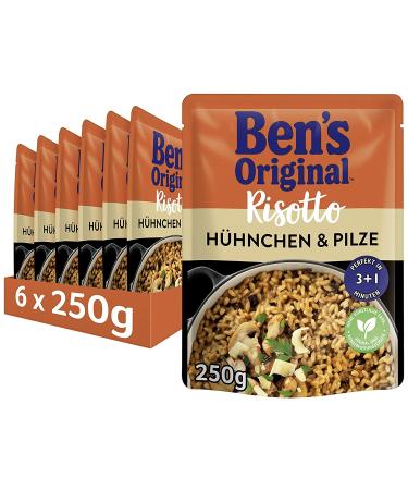 Ben's Original Express Rice Multipack - Chili Con Carne & Risotto Chicken & Mushrooms (12 x 250g) - International Shipping Available - Buy Online on GoSupps.com