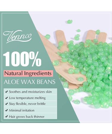Vennco 2.5lb Hard Wax Beads for Coarse Hair Removal - At-Home Waxing for Underarms, Legs, Face, Bikini & Brazilian Waxing - Large Refill Beads for Wax Warmer Kit - Buy Online on GoSupps.com