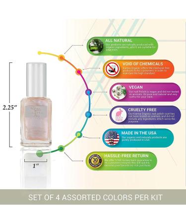 Karma Organic Non-Toxic Nail Polish - Vegan & Cruelty-Free Nail Paint (Mia Marie) - Buy Online on GoSupps.com