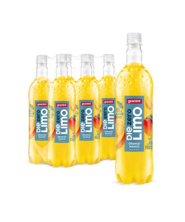 The soda of Granini Zero Orange Mango (6x 1l) of course refreshing with taste made of real fruits sweetness made of vegetable origin without aspartame only 13kj/3 kcal on 100ml vegan