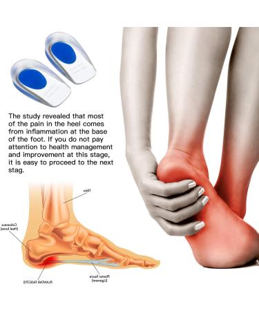 Gel Heel Cups - Anti-Slip Inserts for Heel Pain Relief | Blister Prevention & Comfort | One Size Fits All - Buy Online on GoSupps.com