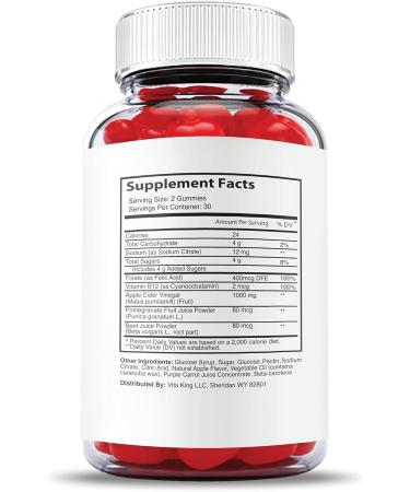 Sure Slim Keto Gummies - Vegan Non GMO Formula | 1000mg Apple Cider Vinegar & Beet Root Juice | 60 Gummies - Buy Online on GoSupps.com