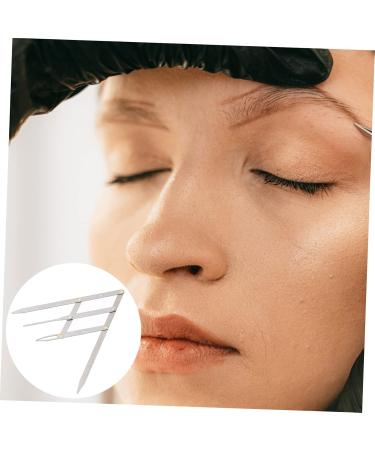 Eyebrow Scale Measuring Tool Eyebrow Ruler Tool Second Generation Eyebrow Card Make up 16X4.5X0.6CM Silver - Buy Online on GoSupps.com