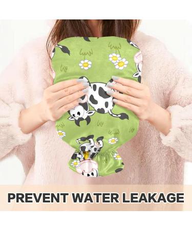 Funny Cow Hot Water Bottle 1L - Pain Relief for Kids & Adults | BAP-Free Cover - Buy Online on GoSupps.com