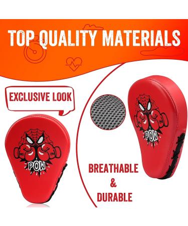 Kids Boxing Pads Focus Mitts | Punch Mitts for MMA, Muay Thai, Kickboxing | Martial Arts Training | Ages 3-12 | Gift Box Included - Buy Online on GoSupps.com