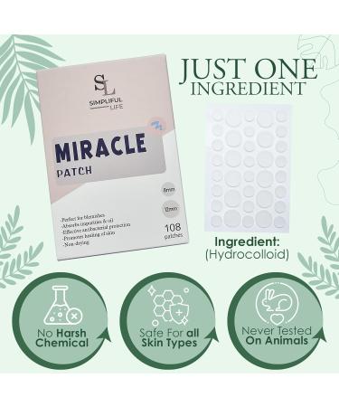 Buy SIMPLIFUL LIFE Hydrocolloid Acne Pimple Miracle Patch - 216 Count Effective Zit & Blemish Treatment International Shipping Available - Buy Online on GoSupps.com