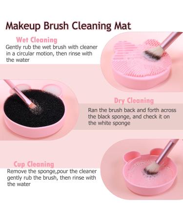 Premium Makeup Brush Cleaner Kit - Complete Set with Solution Cleaning Mat & Accessories for Flawless Skin | 5.3 FL.OZ - Buy Online on GoSupps.com