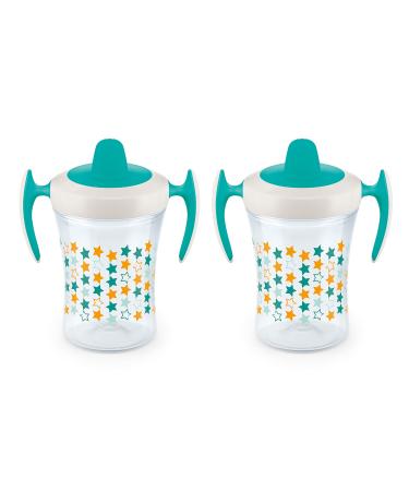 NUK Evolution Learner Cup 6+ Months 2 Pack 8 oz Each
