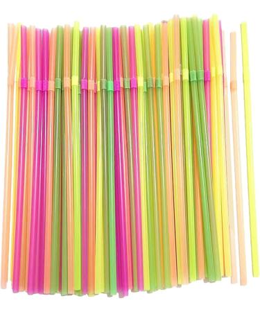 Drinking Straws | Flexible Cocktail Bachelorette Drinking Straws Colorful Flexible Drink Straws Supplies for Bridal Shower Gatherings - Buy Online on GoSupps.com