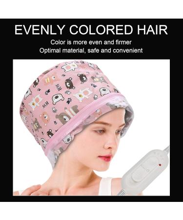 Hair Steamer Thermal Heat for Hair Spa Beauty Steamer Nourishing Hat Hair Thermal Treatment Hair Care Device with 3 Mode Temperature Control For Hair Spa Home Hair Thermal - Buy Online on GoSupps.com