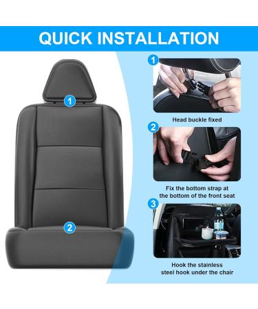 Chwnibay Car Seat Organizer for Kids | Waterproof Oxford Fabric | Backrest Protection & 12 iPad Tablet Bag | Folding Table | Perfect for Travel - Buy Online on GoSupps.com