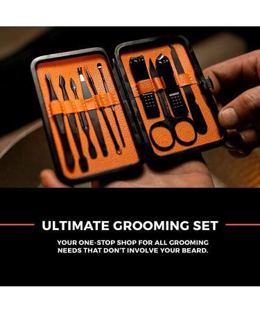 Wild Willies Ultimate Men's Grooming Kit - 10-Piece Arsenal Gift Set with Multi-Purpose Manicure, Pedicure, and Facial Tools - Buy Online on GoSupps.com