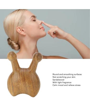 SONEW Sandalwood Nose Gua Sha Tool - 2-Part Stress Relief and Calming Facial Massage Device for Head Neck & Hands | International Shipping Available - Buy Online on GoSupps.com