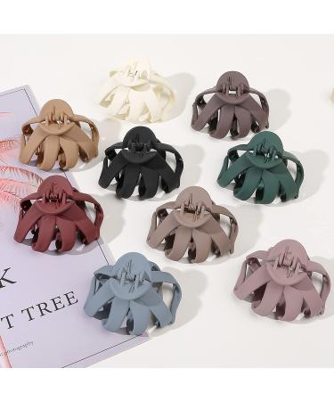 6 Pcs Octopus Hair Claw Clips - Strong Hold Hair Clamps for Women and Girls (Multi Colors) - Buy Online on GoSupps.com