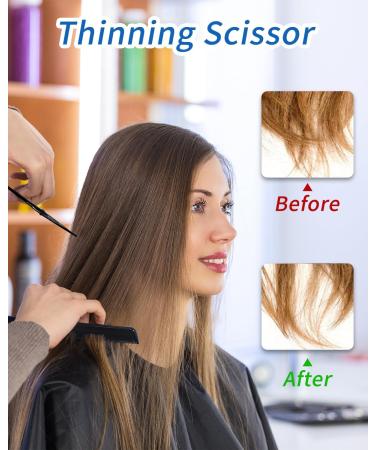 Buy Tidevan 14-Piece Professional Hairdressing Scissors Set - Precision Hair Cutting Scissors & Cloak Ideal for Men Women & Children - International Shipping Available - Buy Online on GoSupps.com