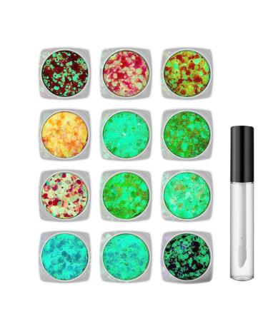 Face Glitter Makeup Body & Hair Glitter | Luminous Hair & Body Glitter - Festive Makeup 10ml with Quick Dry Glue Accessories for Women