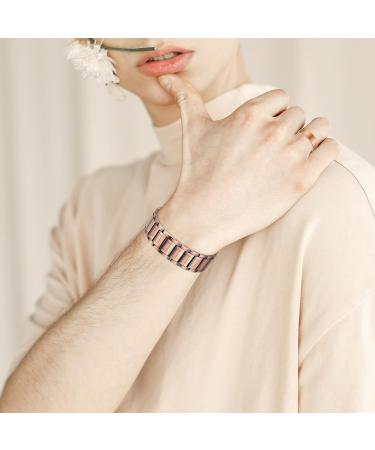 Jecanori 3X Ultra Strength Copper Magnetic Bracelet | 57 Magnets (3500 Gauss) | Adjustable Wristband with Free Tool | Jewelry Gift Box - Buy Online on GoSupps.com